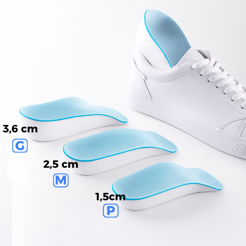 OneElevate 1.0™ Palmilhas Ortopédica que Aumenta sua Altura