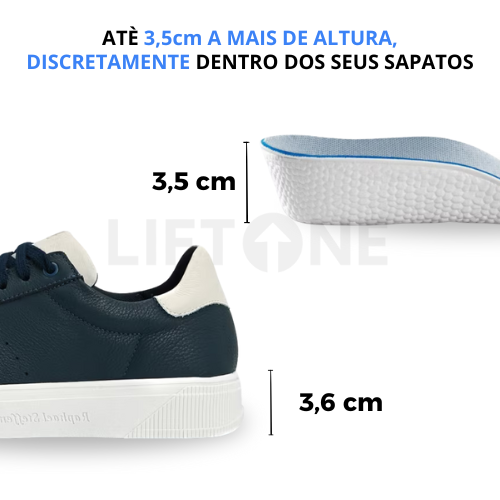 OneElevate 1.0™ Palmilhas Ortopédica que Aumenta sua Altura
