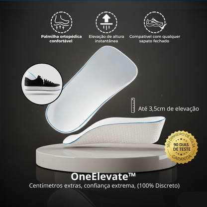 OneElevate 1.0™ Palmilhas Ortopédica que Aumenta sua Altura