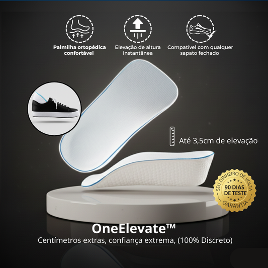 OneElevate 1.0™ Palmilhas Ortopédica que Aumenta sua Altura